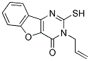 3-ALLYL-2-MERCAPTO[1]BENZOFURO[3,2-D]PYRIMIDIN-4(3H)-ONE 结构式