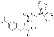 (R)-2-[(9H-FLUOREN-9-YLMETHOXYCARBONYLAMINO)-METHYL]-3-(4-ISOPROPYL-PHENYL)-PROPIONIC ACID 结构式