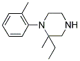 2-ETHYL-2-METHYL-1-(2-METHYLPHENYL)PIPERAZINE 结构式