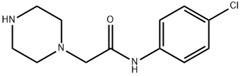 N-(4-氯苯基)-2-(哌嗪-1-基)乙酰胺 结构式