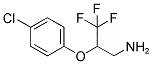 2-(4-CHLORO-PHENOXY)-3,3,3-TRIFLUORO-PROPYLAMINE 结构式