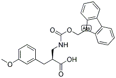 (S)-2-[(9H-FLUOREN-9-YLMETHOXYCARBONYLAMINO)-METHYL]-3-(3-METHOXY-PHENYL)-PROPIONIC ACID 结构式