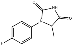 1-(4-氟苯基)-5-甲基咪唑烷-2,4-二酮 结构式