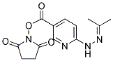 ACETONE 5-(SUCCINIMIDYLOXYCARBONYL)-PYRIDINE-2-YL HYDRAZONE 结构式