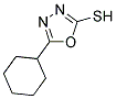 5-CYCLOHEXYL-1,3,4-OXADIAZOLE-2-THIOL 结构式