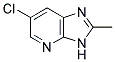 6-CHLORO-2-METHYL-3H-IMIDAZO[4,5-B]PYRIDINE 结构式