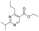 Ethyl-2-isopropyl-4-propyl-5-pyrimidine carboxylate 结构式