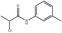 2-氯-N-(3-甲基苯基)丙酰胺 结构式