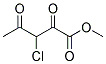 3-Chloro-2,4-dioxo-pentanoic acid methyl ester 结构式
