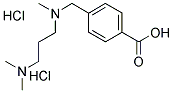 4-{[(3-二甲氨基丙基)-甲基-氨基]-甲基}-苯甲酸二盐酸盐 结构式