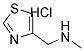 4-乙氨甲基-噻唑盐酸盐 结构式