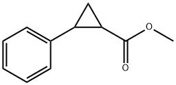 2-苯基环丙烷甲酸甲酯 结构式