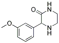 3-(3-METHOXY-PHENYL)-PIPERAZIN-2-ONE 结构式