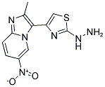 [4-(2-METHYL-6-NITRO-IMIDAZO[1,2-A]PYRIDIN-3-YL)-THIAZOL-2-YL]-HYDRAZINE 结构式