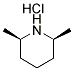 CIS-2,6-DIMETHYLPIPERIDINE HYDROCHLORIDE 结构式