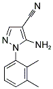 5-AMINO-1-(2,3-DIMETHYLPHENYL)-1H-PYRAZOLE-4-CARBONITRILE 结构式