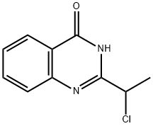 2-(1-氯乙基)-1H-喹唑啉-4-酮 结构式