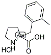 (R)-ALPHA-(2-METHYLBENZYL)-PROLINE-HCL 结构式