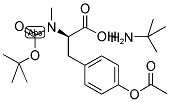 Boc-D-MeTyr(Ac)-OH tba 结构式