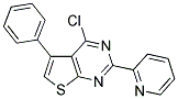 4-CHLORO-5-PHENYL-2-PYRIDIN-2-YLTHIENO[2,3-D]PYRIMIDINE 结构式