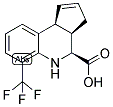 (3AR,4S,9BS)-6-(TRIFLUOROMETHYL)-3A,4,5,9B-TETRAHYDRO-3H-CYCLOPENTA[C]QUINOLINE-4-CARBOXYLIC ACID 结构式