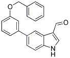 5-[3-(Benzyloxy)phenyl]-1H-indole-3-carbaldehyde 结构式