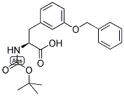 (S)-N-ALPHA-T-BUTYLOXYCARBONYL-3-BENZYLOXY-PHENYLALANINE 结构式