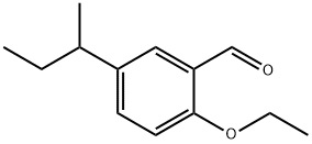 5-(仲丁基)-2-乙氧基苯甲醛 结构式