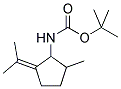 (2-ISOPROPYLIDENE-5-METHYL-CYCLOPENTYL)-CARBAMIC ACID TERT-BUTYL ESTER 结构式