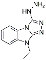 (9-ETHYL-9H-BENZO[4,5]IMIDAZO[2,1-C][1,2,4]TRIAZOL-3-YL)-HYDRAZINE 结构式