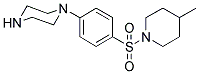 1-[4-(4-METHYL-PIPERIDINE-1-SULFONYL)-PHENYL]-PIPERAZINE 结构式