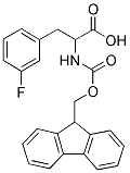 FMOC-DL-3-FLUOROPHENYLALANINE 结构式