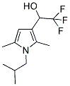 2,2,2-TRIFLUORO-1-(1-ISOBUTYL-2,5-DIMETHYL-1H-PYRROL-3-YL)ETHANOL 结构式