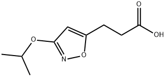 3-(3-ISOPROPOXY-ISOXAZOL-5-YL)-PROPIONIC ACID 结构式