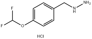 (4-(二氟甲氧基)苄基)肼盐酸盐 结构式
