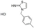 3-(4-METHYLBENZYL)-1,3-THIAZOL-2(3H)-IMINE HYDROCHLORIDE 结构式