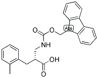 (R)-2-[(9H-Fluoren-9-ylmethoxycarbonylamino)-methyl]-3-o-tolyl-propionic acid 结构式