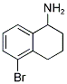 5-Bromo-1,2,3,4-tetrahydro-naphthalen-1-ylamine 结构式