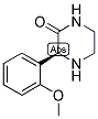 (S)-3-(2-METHOXY-PHENYL)-PIPERAZIN-2-ONE 结构式