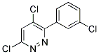 4,6-Dichloro-3-(3-chlorophenyl)pyridazine 结构式