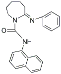 (2E)-N-1-Naphthyl-2-(phenylimino)azepane-1-carboxamide 结构式