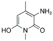 3-Amino-1,4-dimethyl-6-hydroxy-2-pyridone 结构式