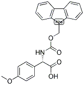 (S)-[(9H-FLUOREN-9-YLMETHOXYCARBONYLAMINO)]-(4-METHOXY-PHENYL)-ACETIC ACID 结构式