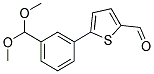 5-(3-DIMETHOXYMETHYL-PHENYL)-THIOPHENE-2-CARBALDEHYDE 结构式
