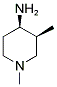 CIS-1,3-DIMETHYLPIPERIDIN-4-AMINE 结构式