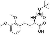 (R)-2-TERT-BUTOXYCARBONYLAMINO-4-(2,3-DIMETHOXY-PHENYL)-BUTYRIC ACID 结构式