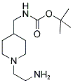 [1-(2-AMINO-ETHYL)-PIPERIDIN-4-YLMETHYL]-CARBAMIC ACID TERT-BUTYL ESTER 结构式