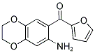 (7-AMINO-2,3-DIHYDRO-BENZO[1,4]DIOXIN-6-YL)-FURAN-2-YL-METHANONE 结构式