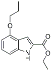 4-PROPOXY-1H-INDOLE-2-CARBOXYLIC ACID ETHYL ESTER 结构式