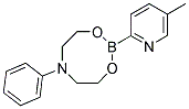 2-(5-METHYL-PYRIDIN-2-YL)-6-PHENYL-(1,3,6,2)DIOXAZABOROLANE 结构式